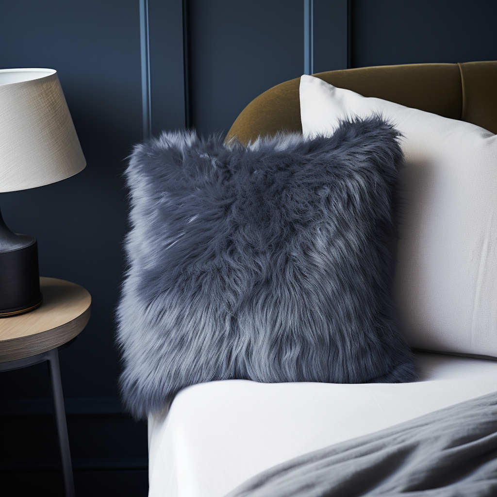Natural Premium New Zealand Sheepskin Cushion 40 x 40 cm