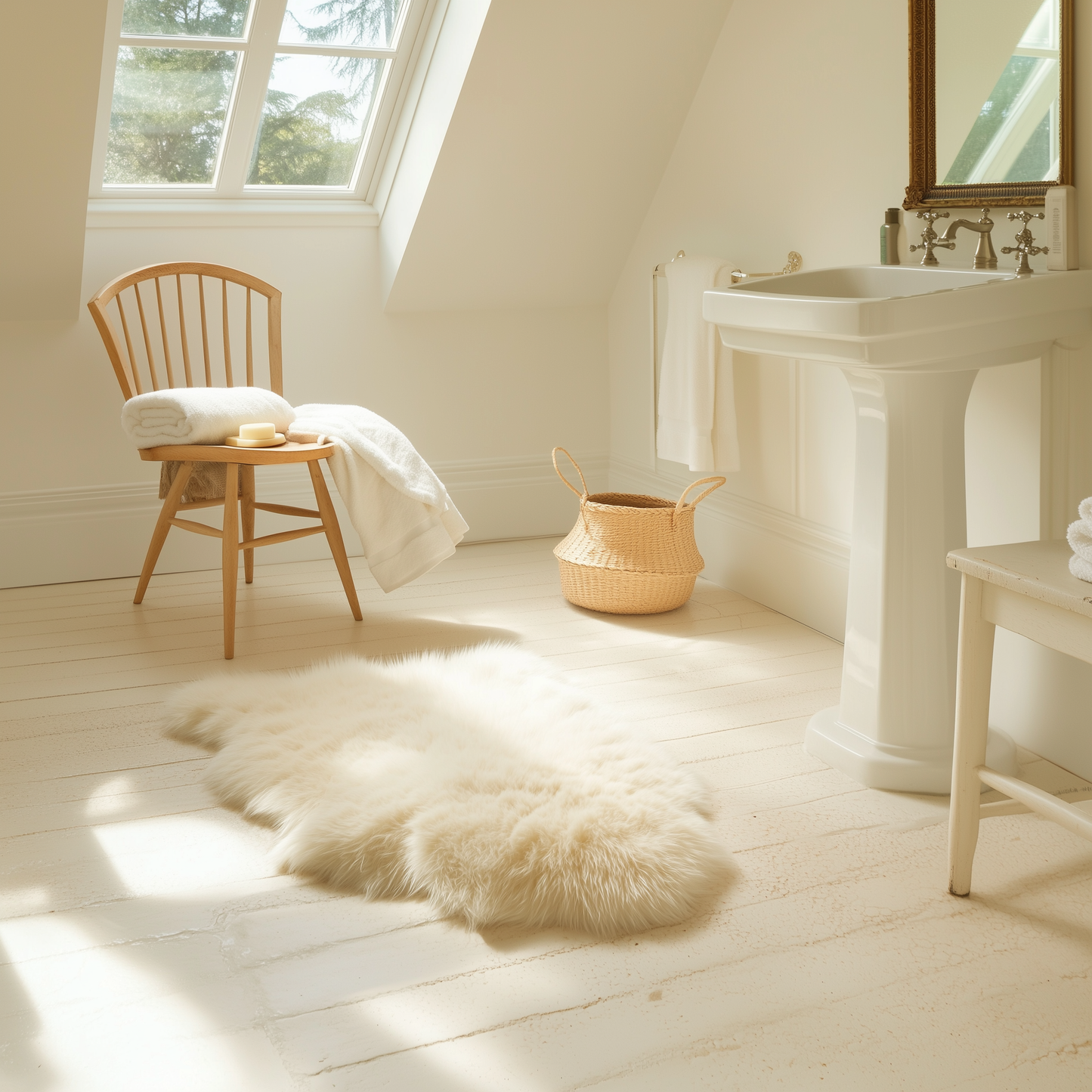 Natural Premium New Zealand Sheepskin Rug & Throw, Single (20 Colours)