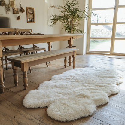 Natural Premium New Zealand Sheepskin Rug, Quad (5 Colours)