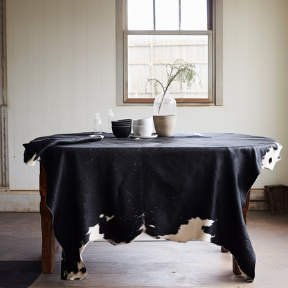 Natural Brazilian Cowhide, Black