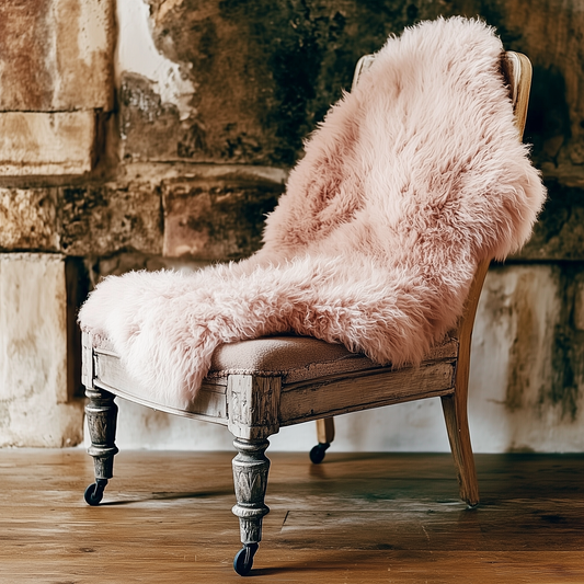Natural Premium New Zealand Sheepskin Rug & Throw, Single, X-Large (9 Colours)