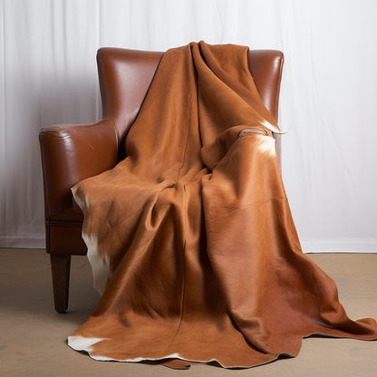 Natural Brazilian Cowhide, Mocha
