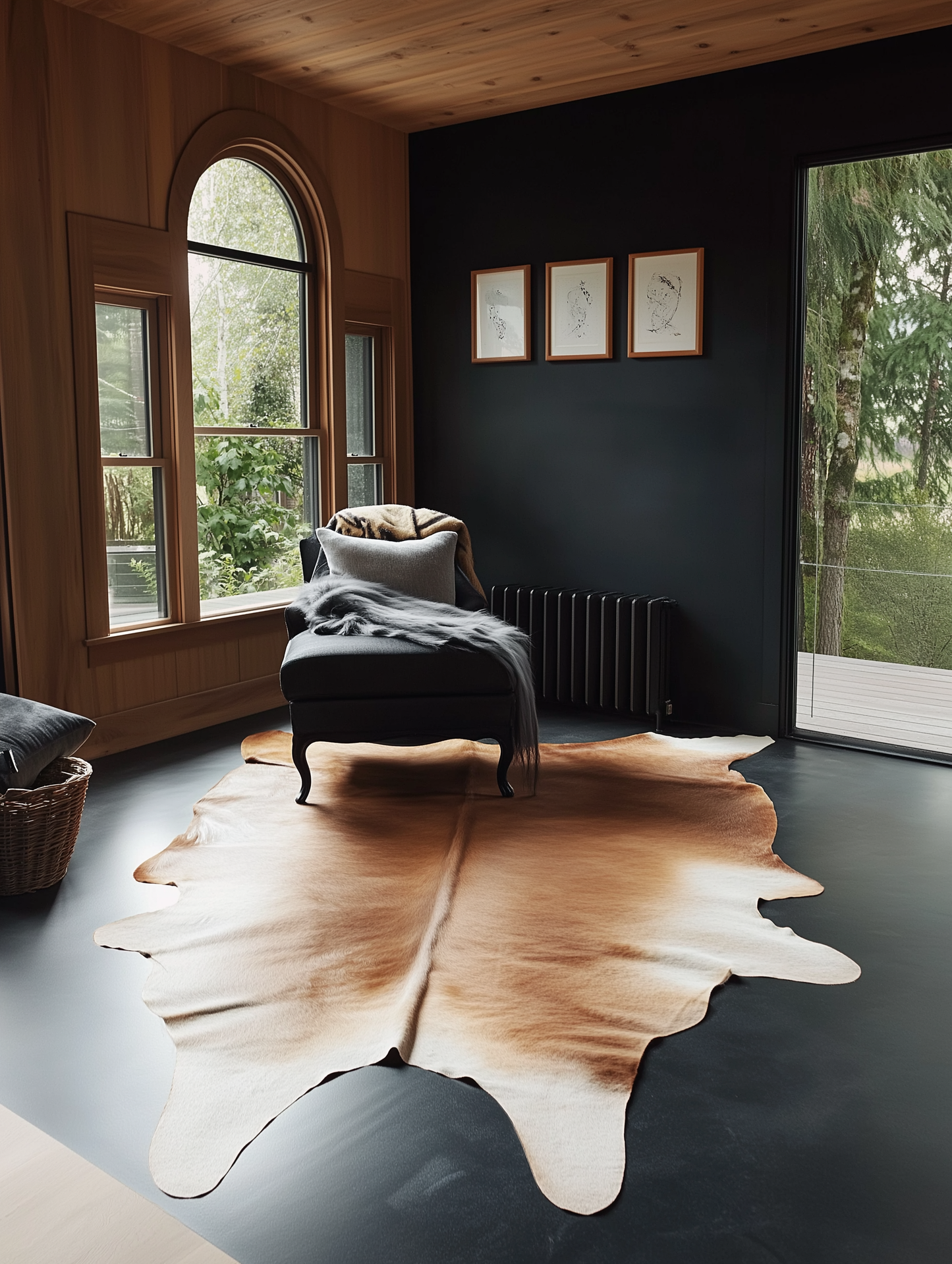 Natural Brazilian Cowhide 190 x 208 cm