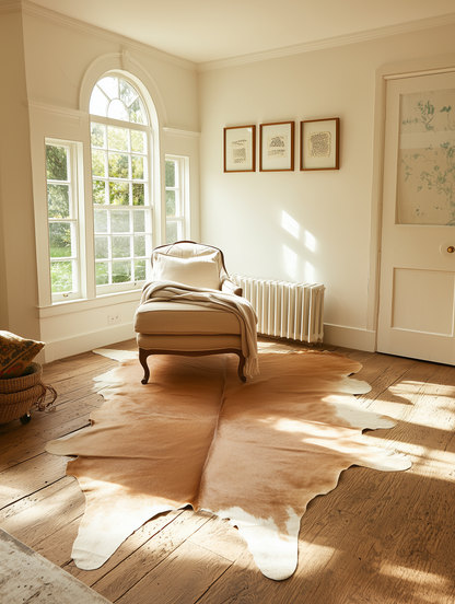 Natural Brazilian Cowhide 228 x 215 cm