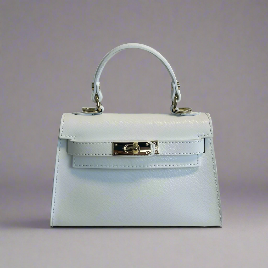 The Mini Kelly Leather Handbag Reimagined by Clemés (14 Colours)