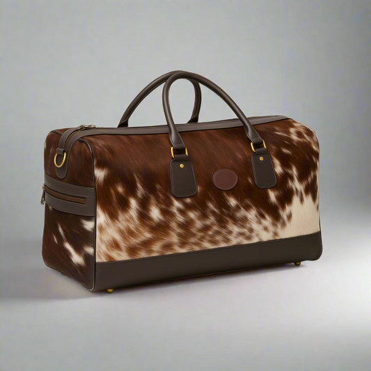 Genuine Cowhide XL Weekend & Travel DUFFLE Bag