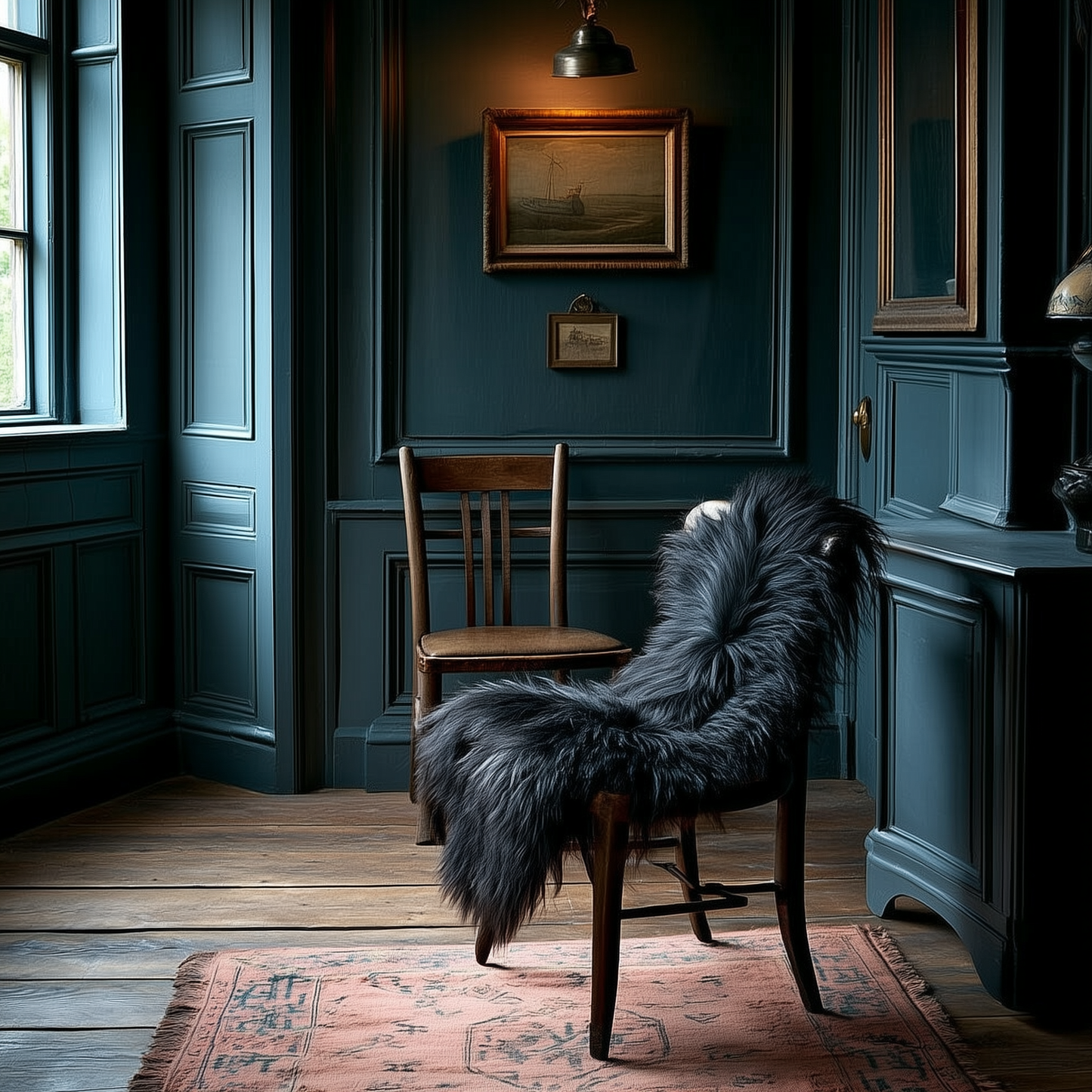 Natural Icelandic Long Wool Sheepskin Rug, X-Large