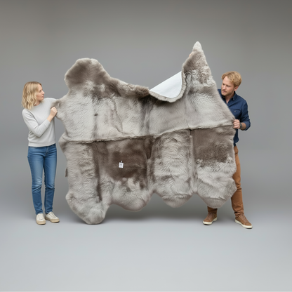 Natural Premium New Zealand Sheepskin Rug & Throw, Octo, XXLarge, L200 x W180 cm (5 Colours)