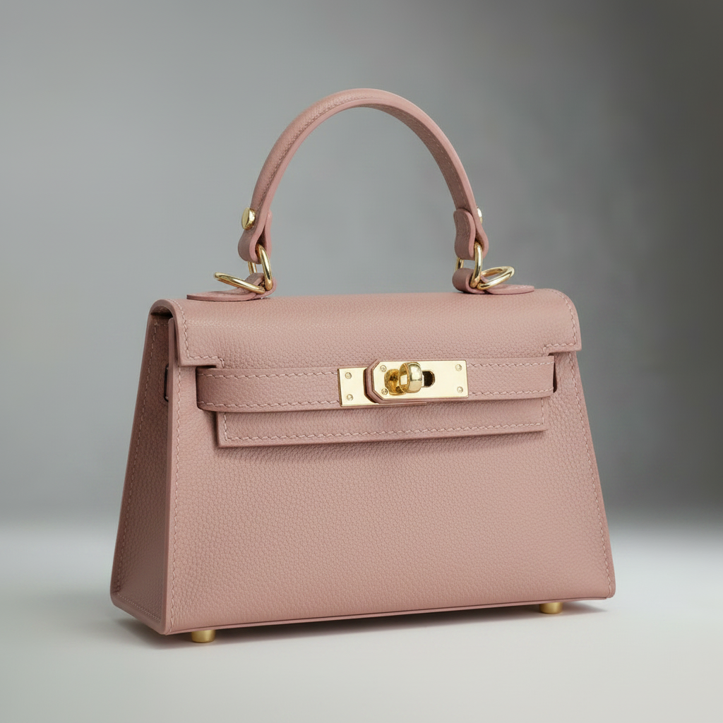 The Mini Kelly Leather Handbag Reimagined by Clemés (20 Colours)