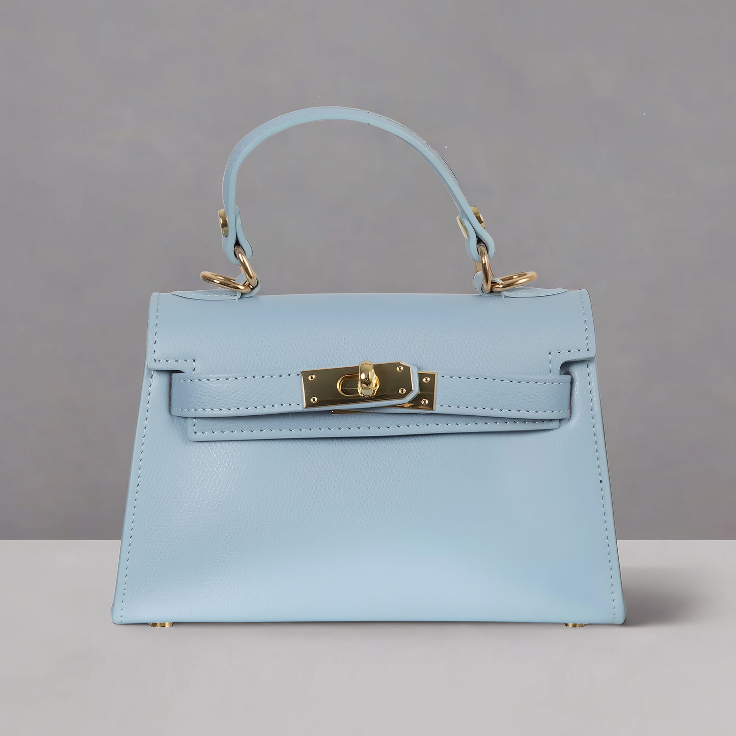 The Mini Kelly Leather Handbag Reimagined by Clemés (8 Colours)