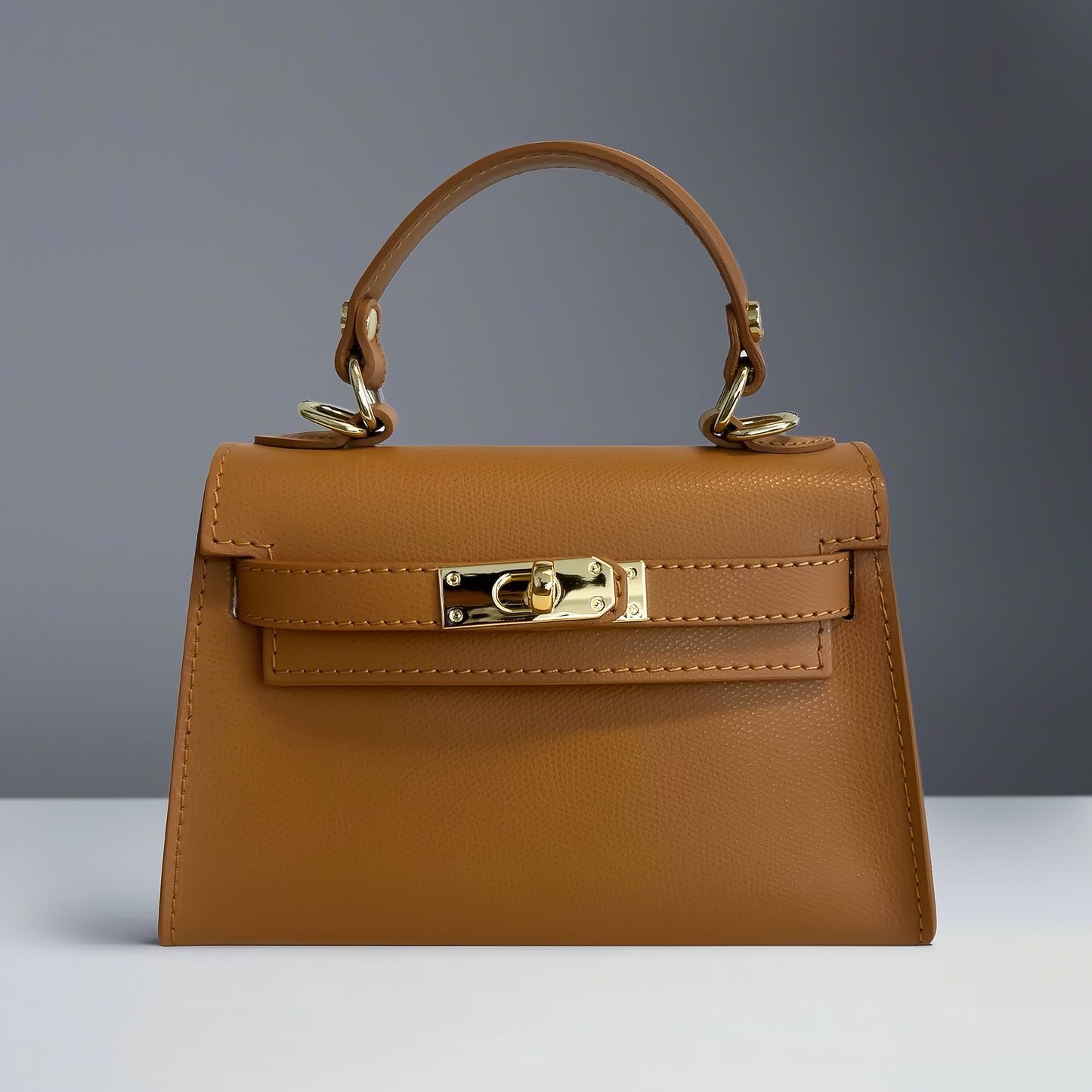 The Mini Kelly Leather Handbag Reimagined by Clemés (8 Colours)