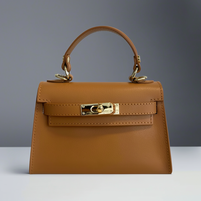 The Mini Kelly Leather Handbag Reimagined by Clemés (8 Colours)