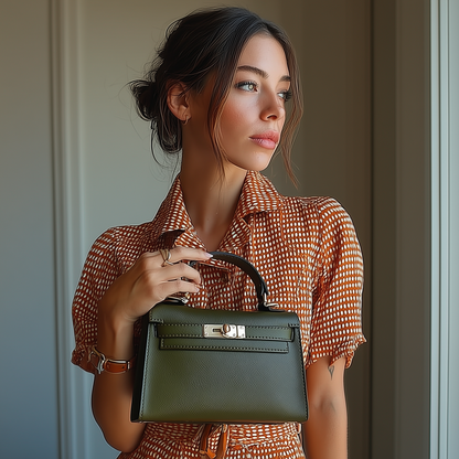 The Mini Kelly Leather Handbag Reimagined by Clemés (8 Colours)