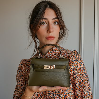 The Mini Kelly Leather Handbag Reimagined by Clemés (8 Colours)