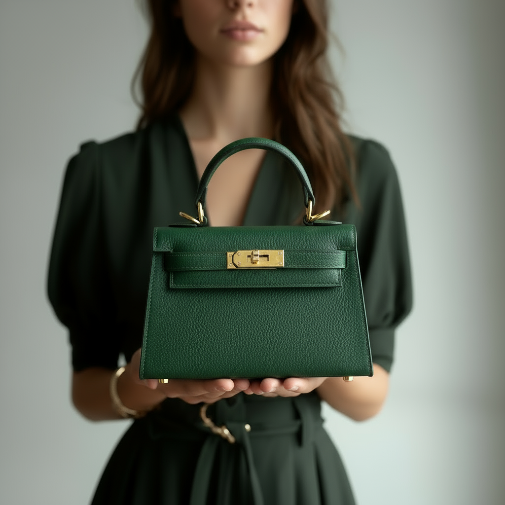 The Mini Kelly Leather Handbag Reimagined by Clemés (14 Colours)