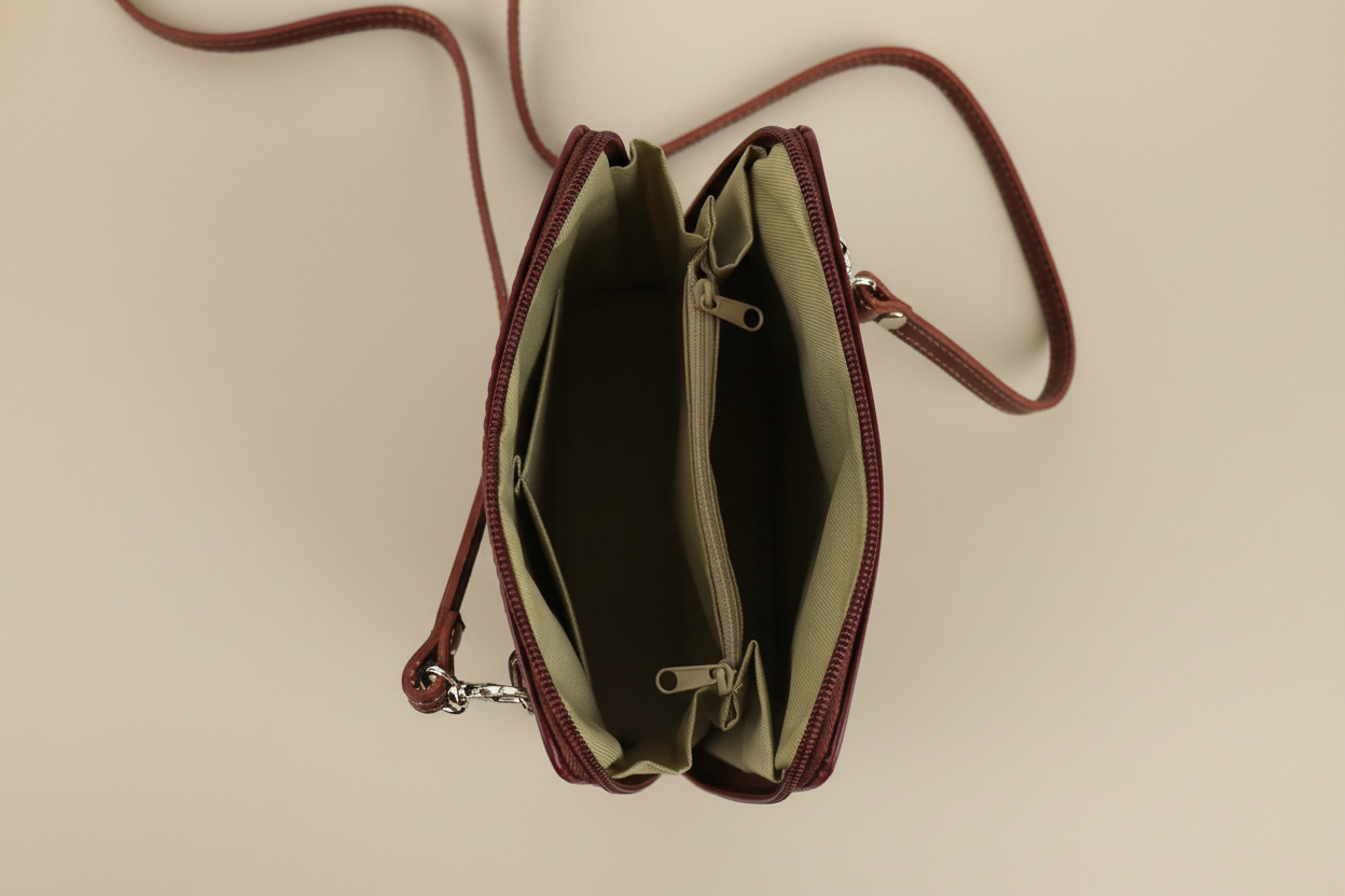 Beatrice Genuine Leather Crossbody Bag by Clemés