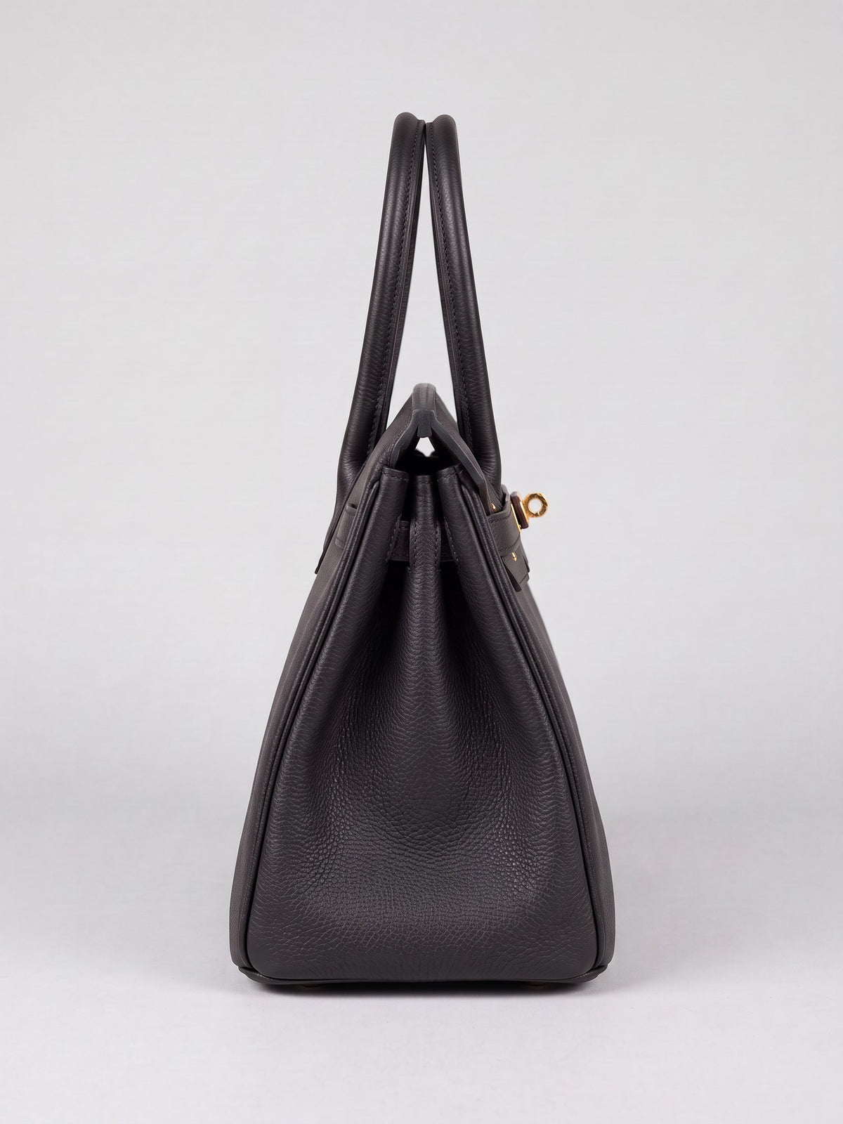 Letizia Black Calfskin Bag by Clemés – side view