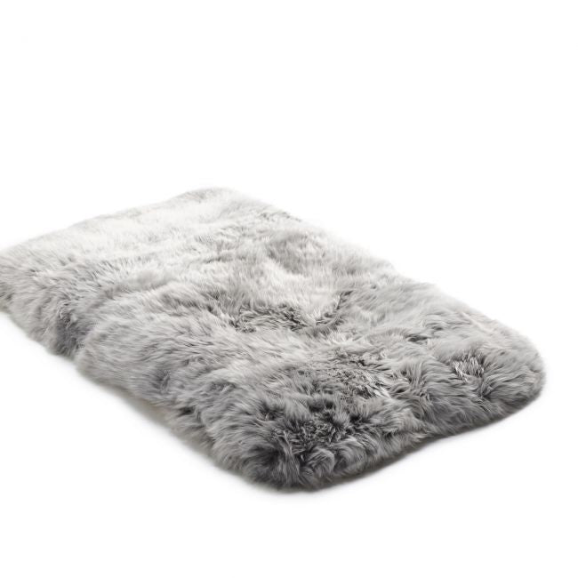 Longwool Pet Mat, Grey, Medium 89x56cm