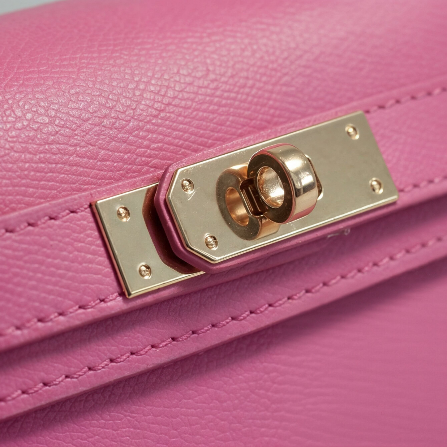 The Mini Kelly-Inspired Epsom Leather Handbag by Clemés
