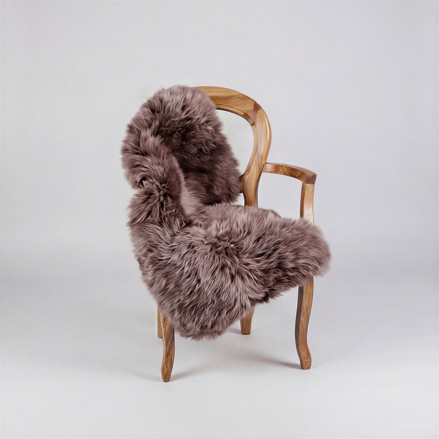 Single X-Large Premium Sheepskin Rug & Throw, (W65 x L100 cm), Taupe