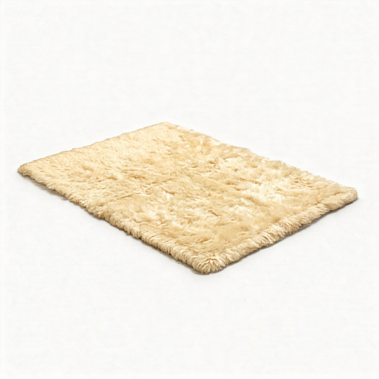 Natural Premium Sheepskin Rectangular Rug, X-Large, W120 x L180 cm, Champagne