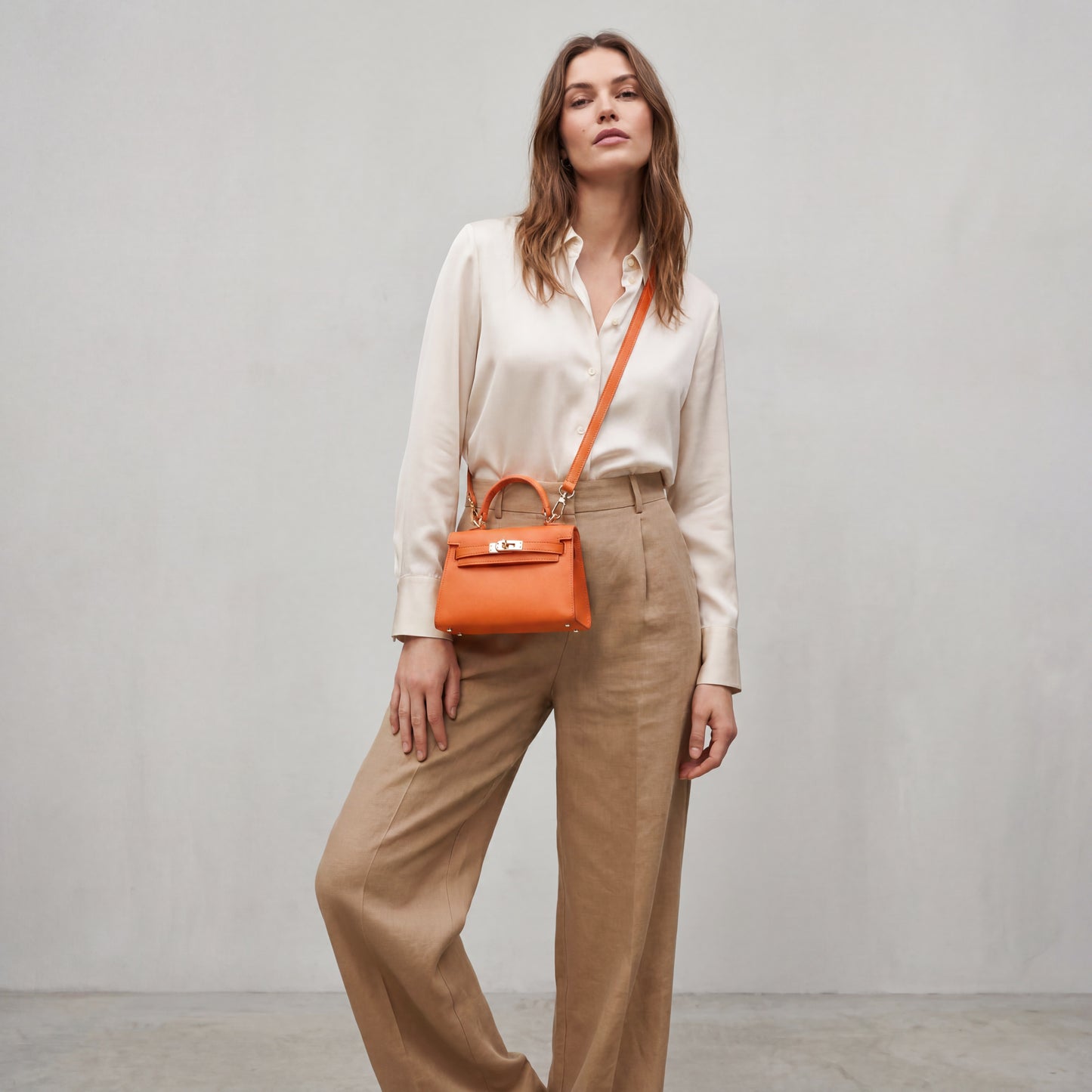 The Mini Kelly Leather Handbag Reimagined by Clemés (18 Colours)