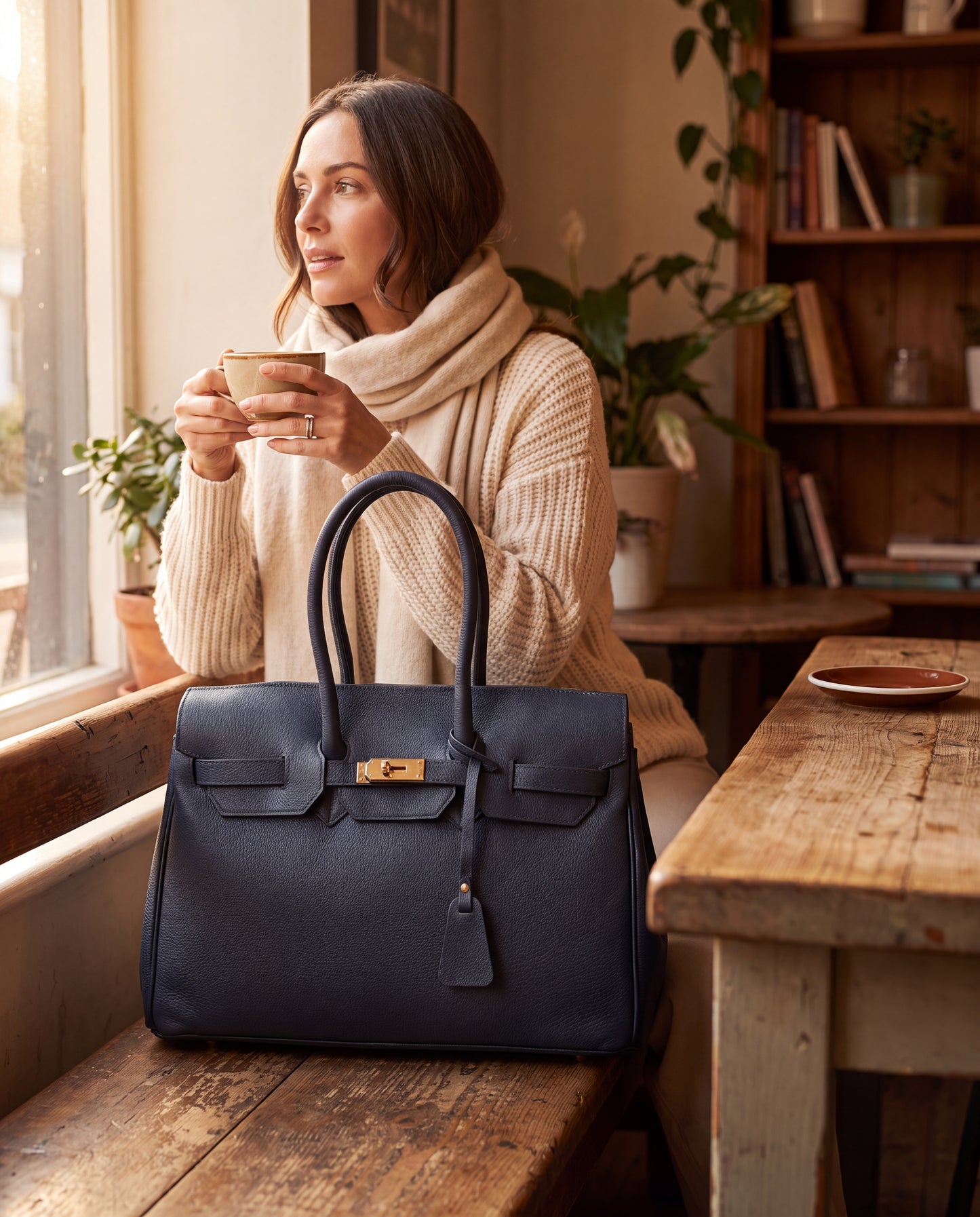 Valentina Maxi Leather Tote by Clemés