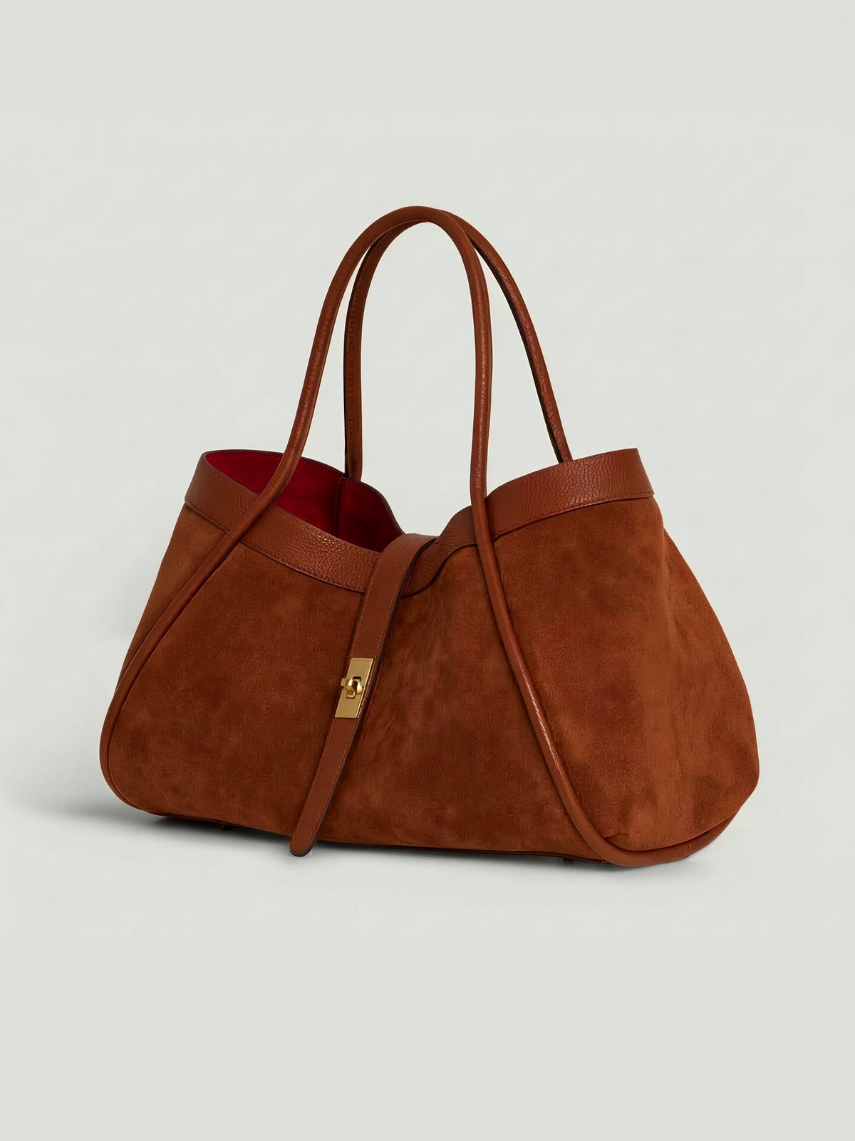 Bianca Midi Suede Handbag by Clemés