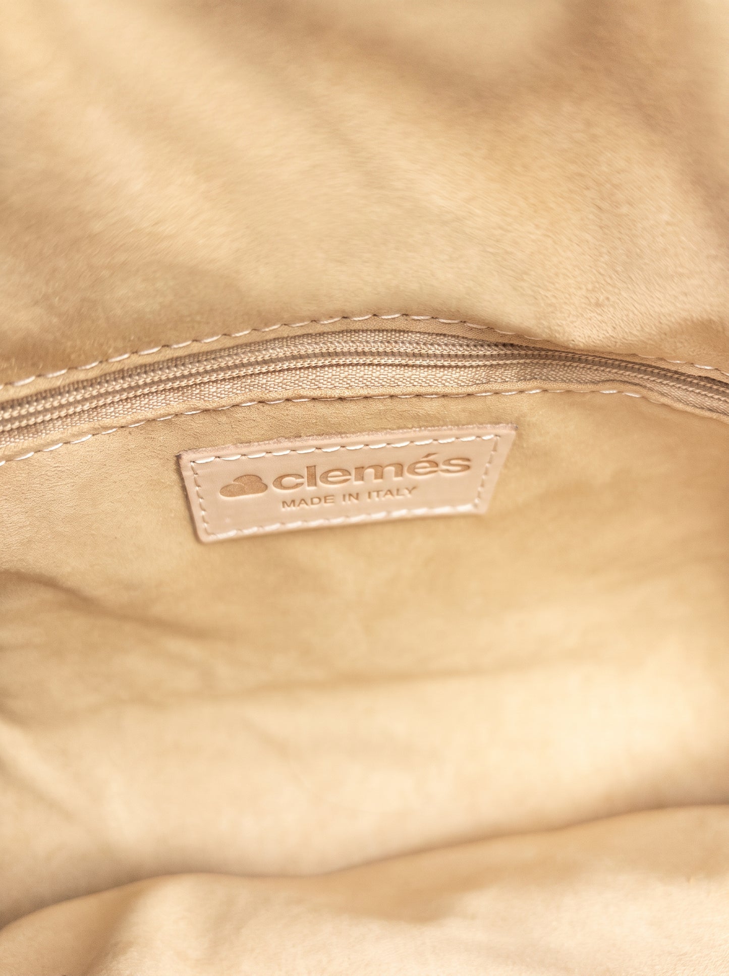 Ginevra Bamboo-Handle Leather Bag by Clemés