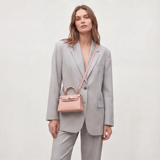 The Mini Kelly Leather Handbag Reimagined by Clemés (20 Colours)