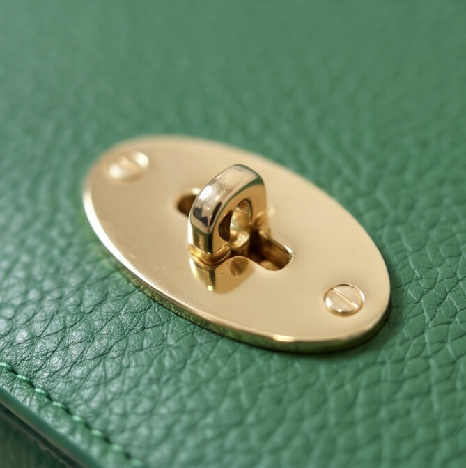 Chiara Genuine Leather Crossbody Bag with Metal Clasp by Clemés