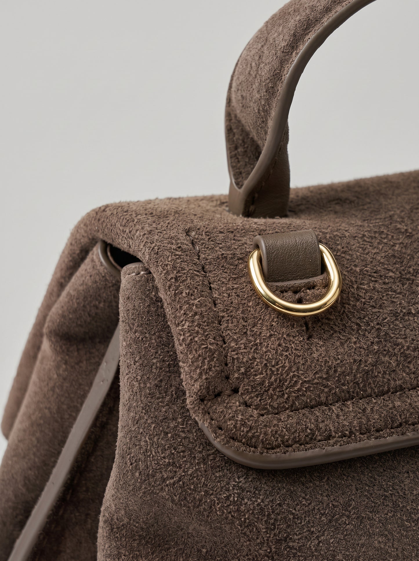 Fiorella Suede Baguette Bag by Clemés