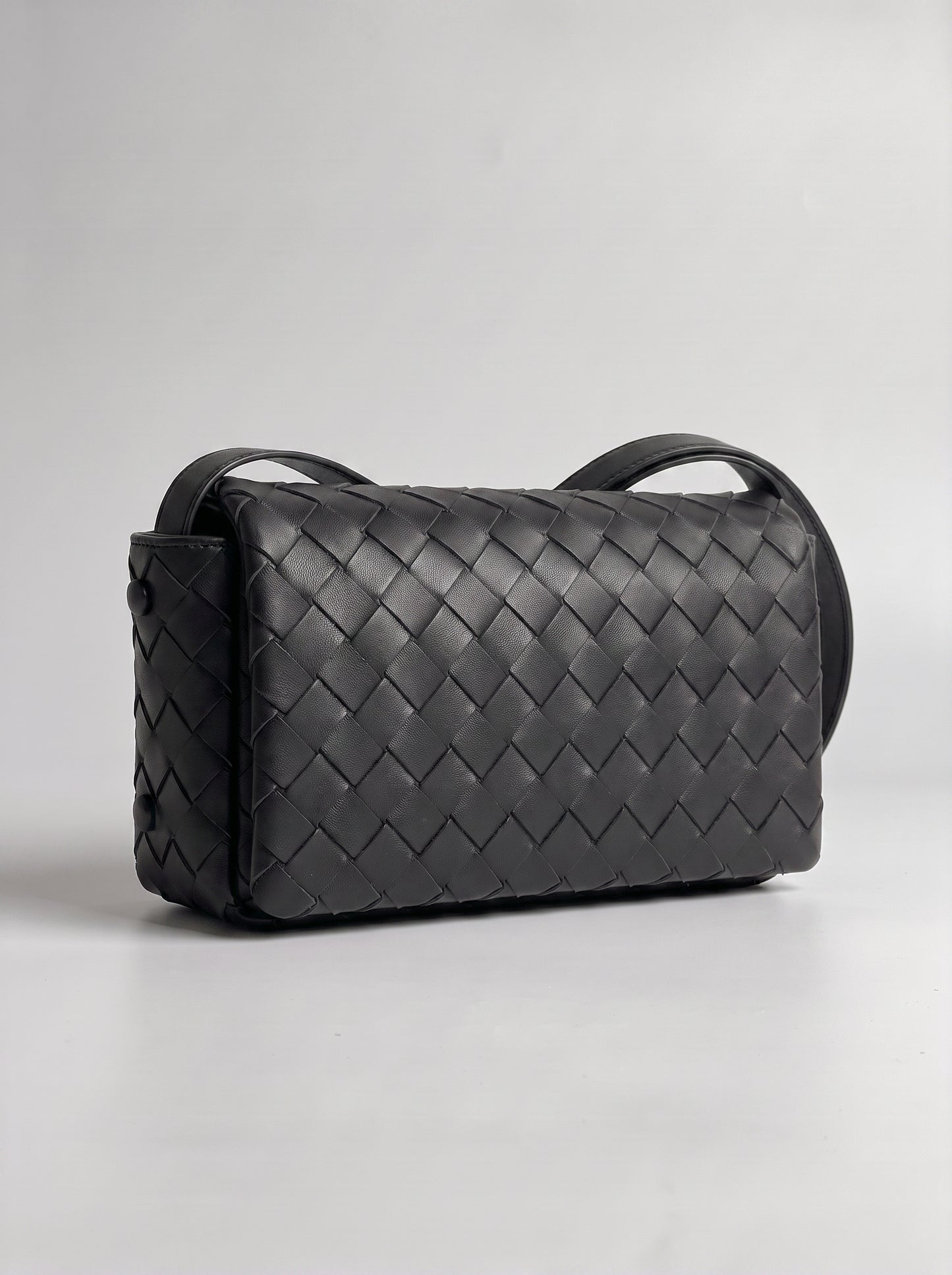 Elettra Woven Leather Crossbody Bag by Clemés