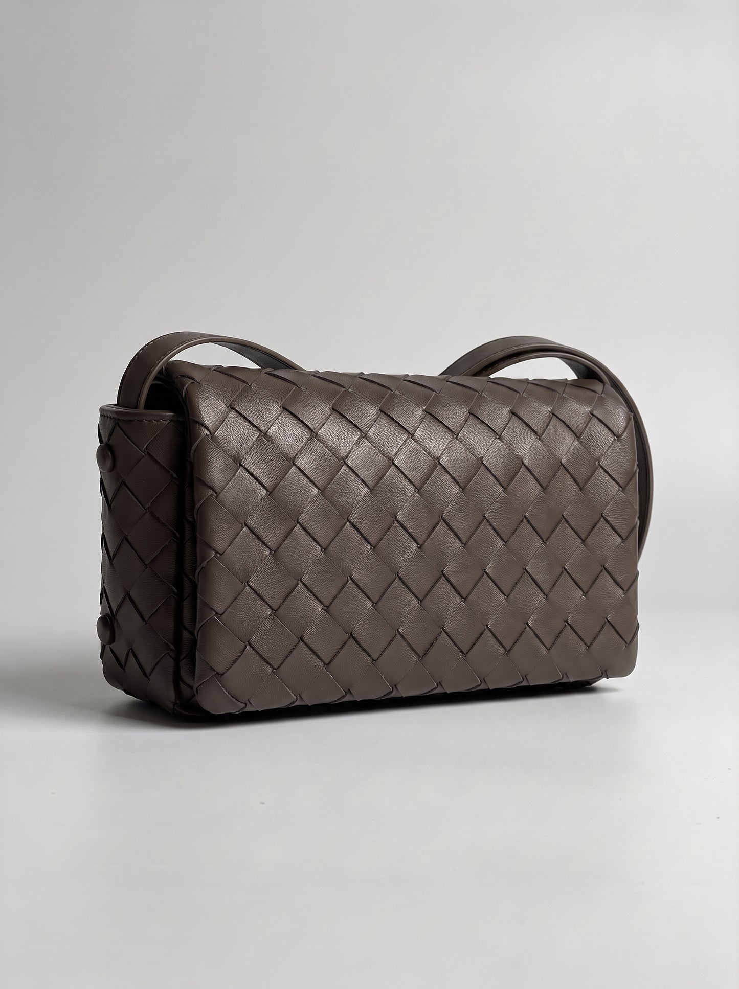 Elettra Woven Leather Crossbody Bag by Clemés