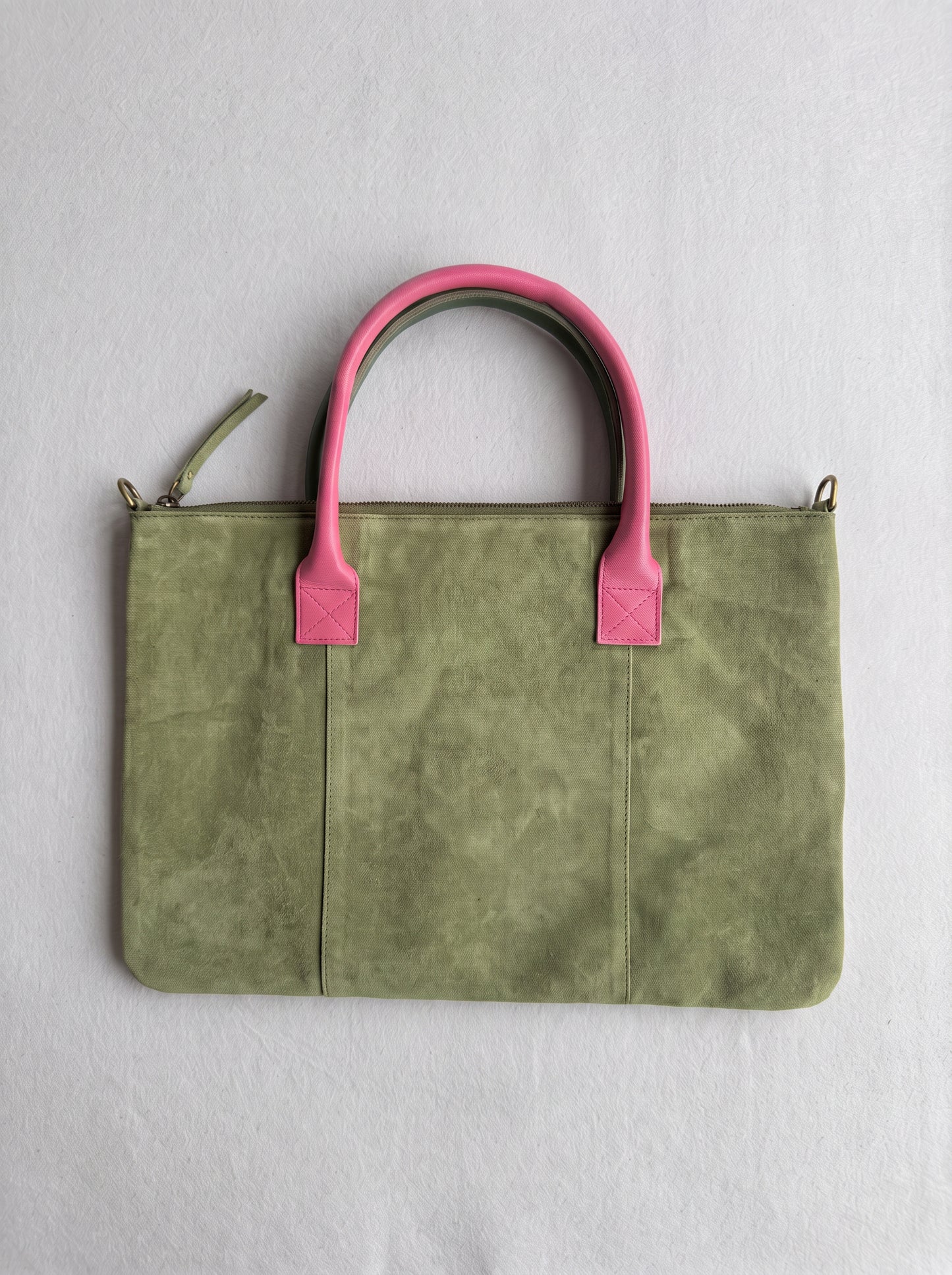 Milano Suede Bag, Olive, by Clemés