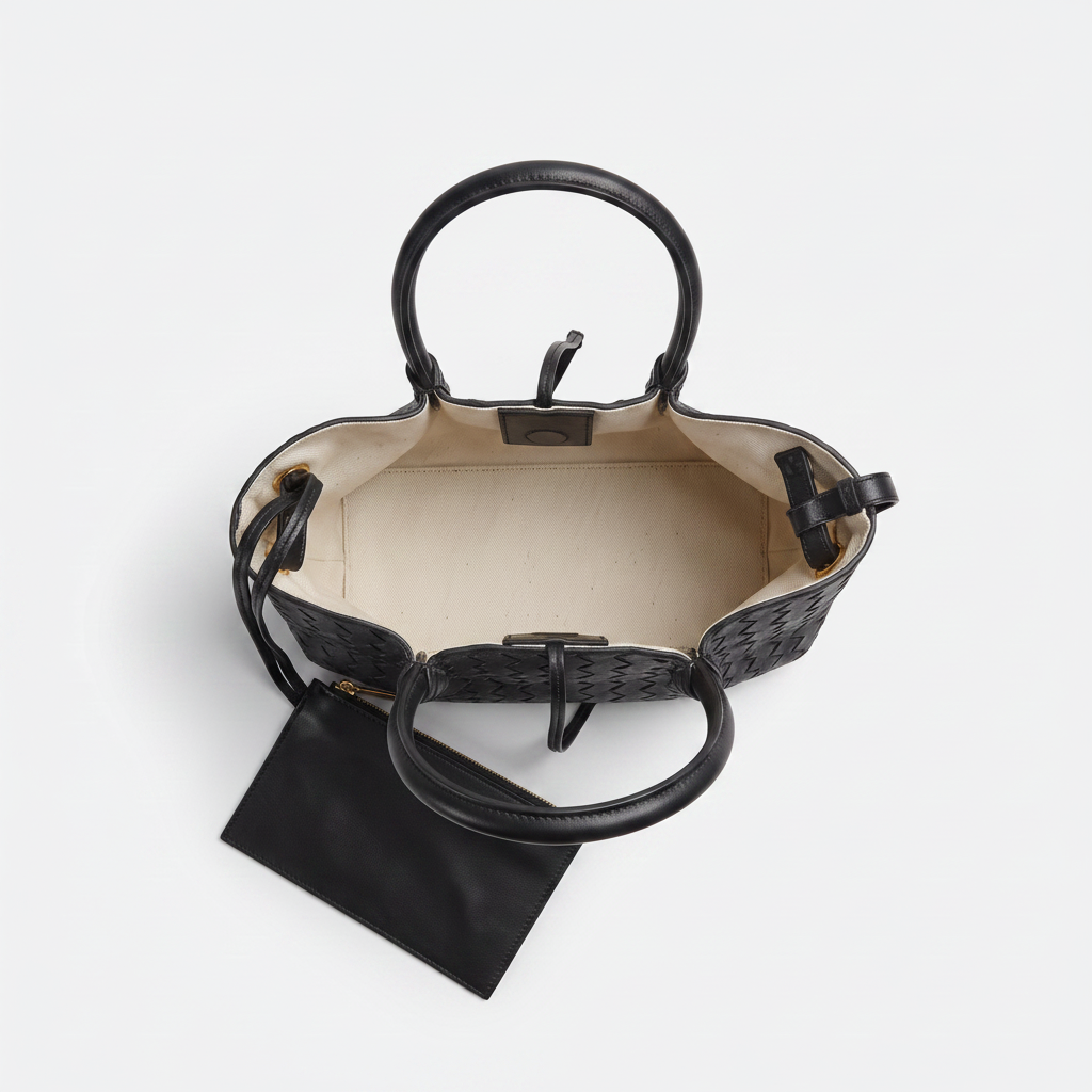 Ornella Mini Woven Leather Bag by Clemés