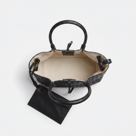 Ornella Woven Leather Bag by Clemés