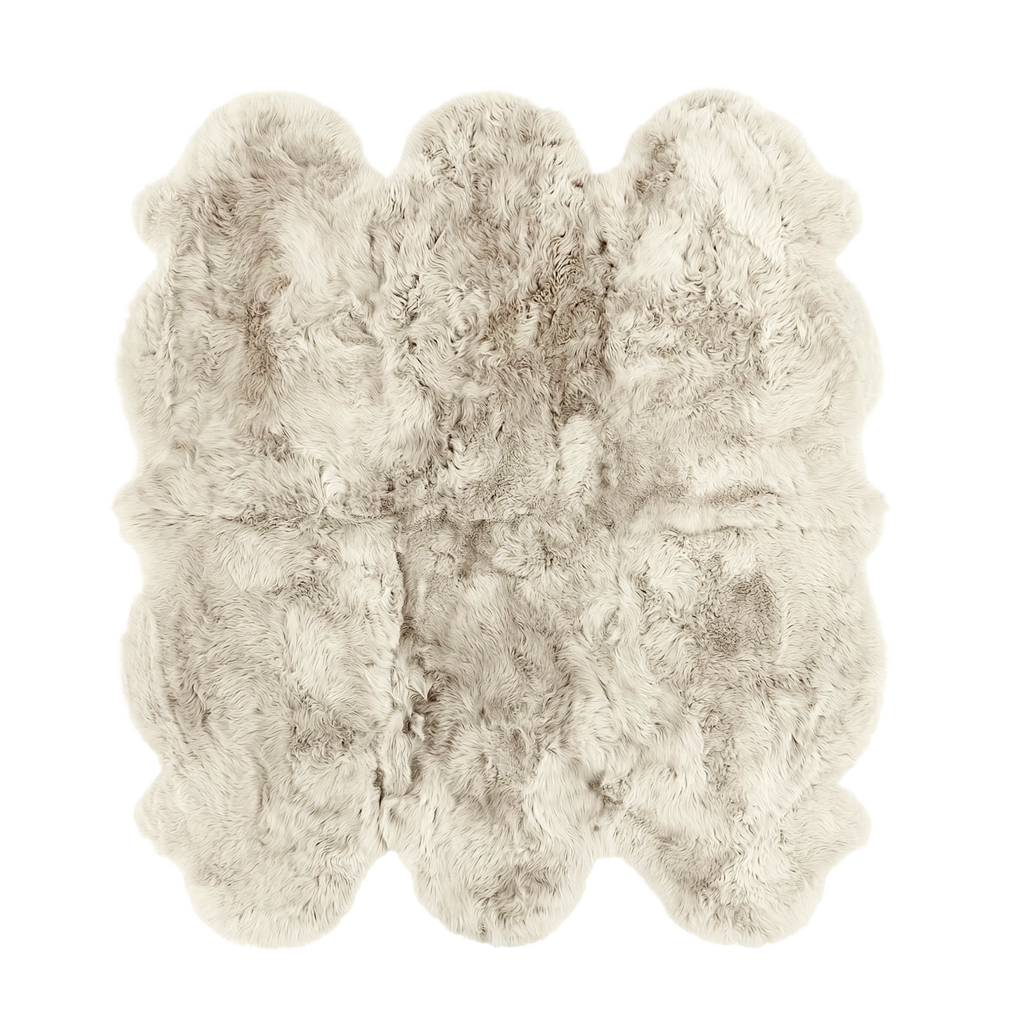 Sexto Sheepskin, L180 x W150 cm, X-Large, (Oyster/Cloud Dancer)