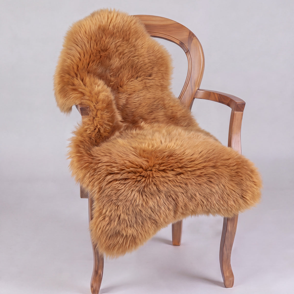 Single Sheepskin Rug - honey