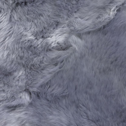 Octo Sheepskin Rug & Throw, XX-Large, L200 x W180 cm, Silver