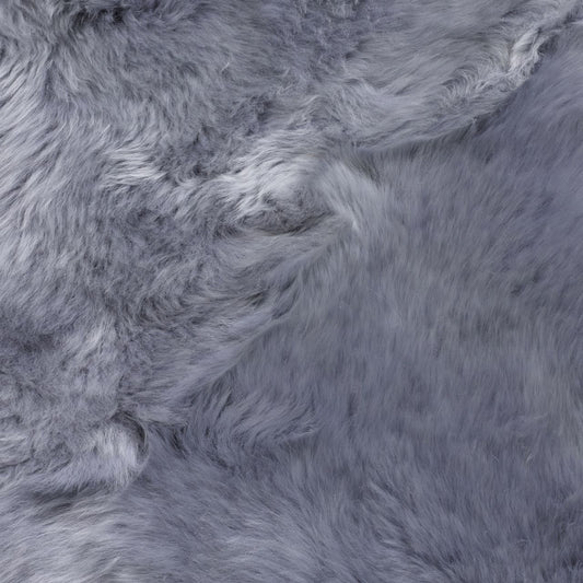 Octo Sheepskin Rug & Throw, XX-Large, L200 x W180 cm, Silver