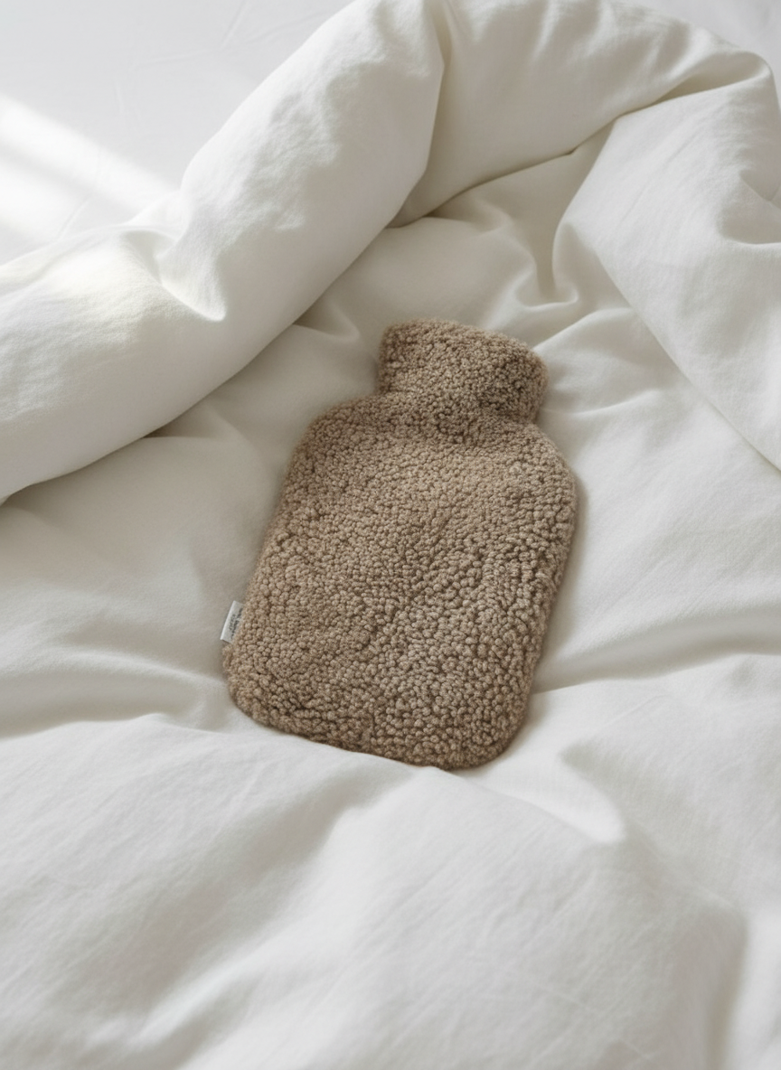 Sheepskin Hot Water Bottle Cover, 2L Standard
