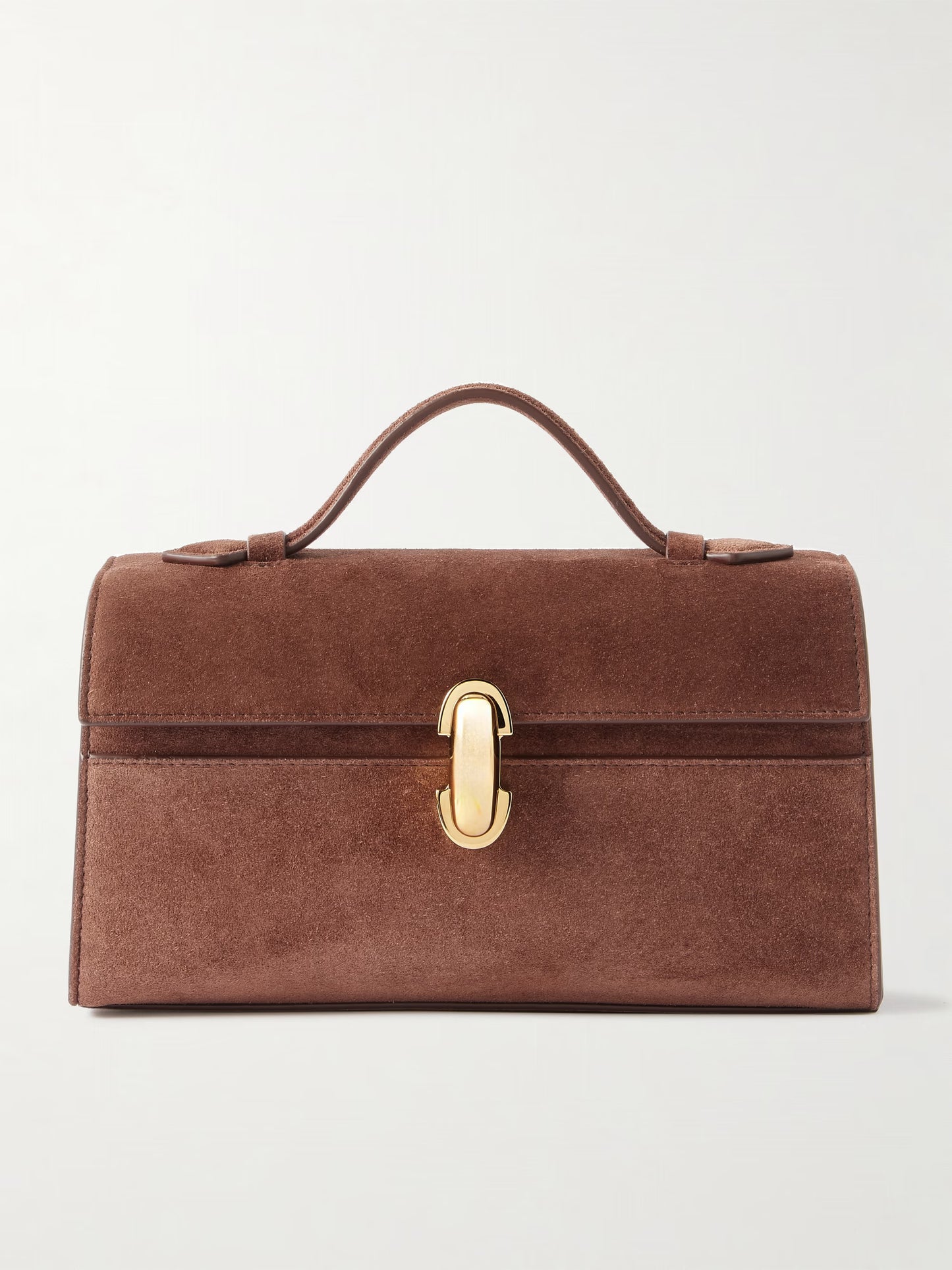 Aurélie Suede Leather Baguette Bag by Clemés
