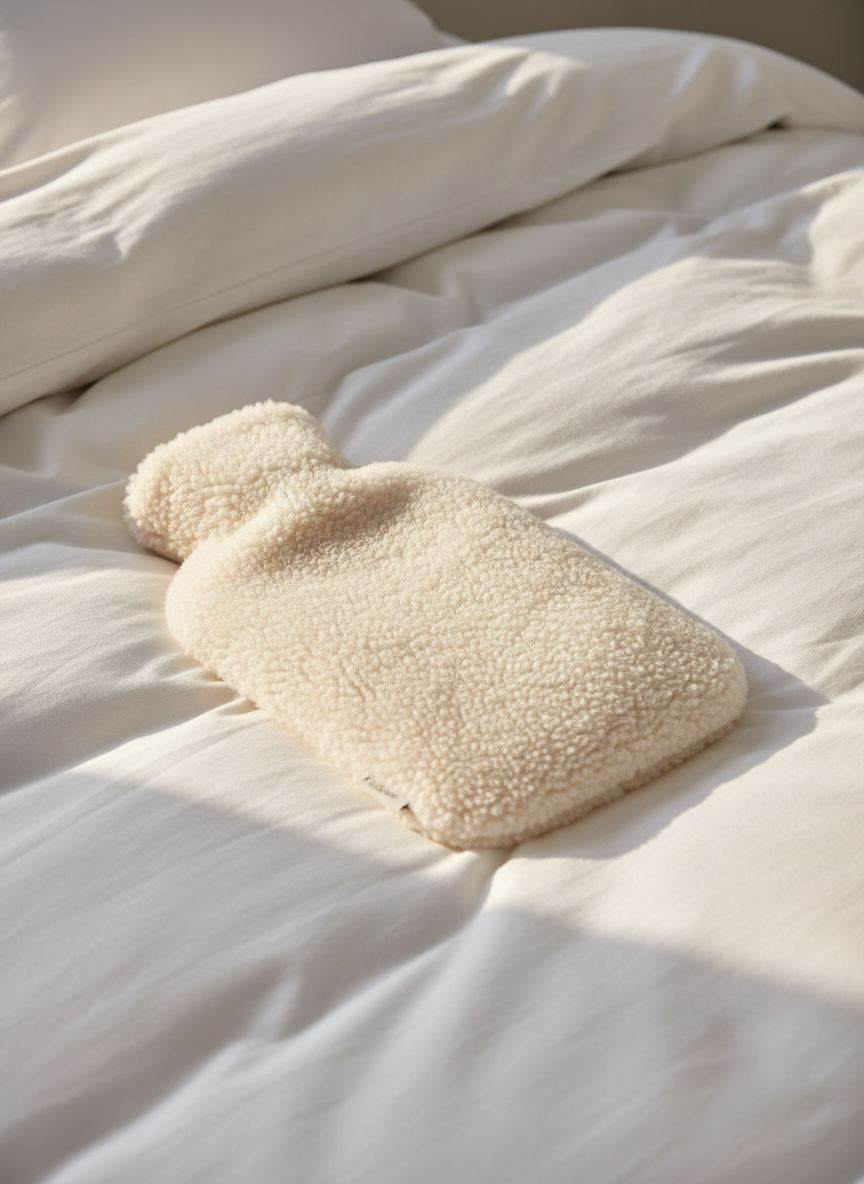 Sheepskin Hot Water Bottle Cover, 2L Standard