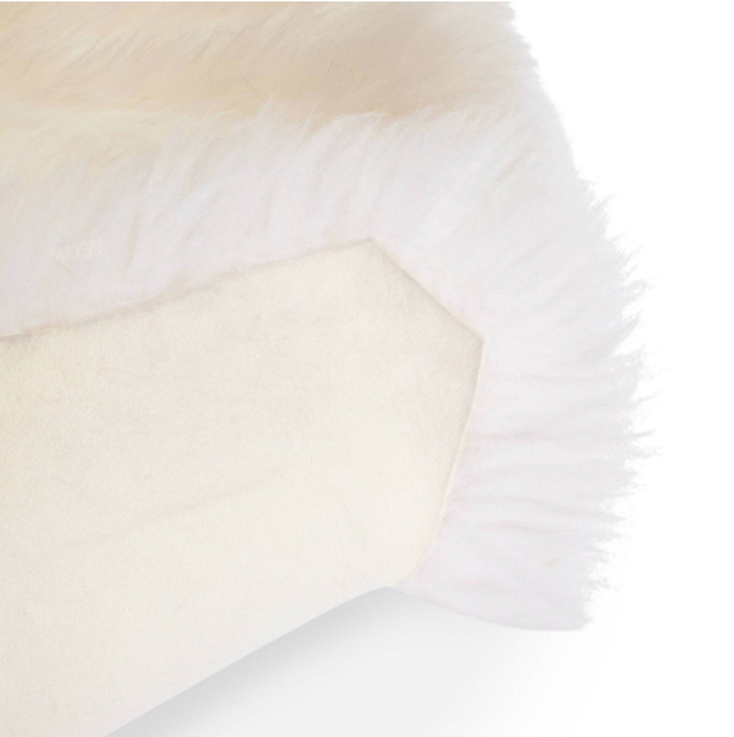 Natural Premium New Zealand Sheepskin Rug & Throw, Double, W55 x L180 cm, Ivory