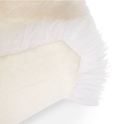 Natural Premium New Zealand Sheepskin Rug & Throw, Double, W55 x L180 cm, Ivory